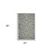 Edge Collections - 2' X 3' - Gray - Unique Floral Medallion Area Rug for Home Warmth - 1 Piece